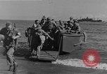 Image of American troop reinforcements and supplies  arriving on Guadalcanal Guadalcanal Solomon Islands, 1943, second 43 stock footage video 65675044980