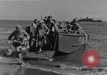 Image of American troop reinforcements and supplies  arriving on Guadalcanal Guadalcanal Solomon Islands, 1943, second 45 stock footage video 65675044980