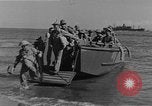 Image of American troop reinforcements and supplies  arriving on Guadalcanal Guadalcanal Solomon Islands, 1943, second 46 stock footage video 65675044980