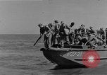 Image of American troop reinforcements and supplies  arriving on Guadalcanal Guadalcanal Solomon Islands, 1943, second 59 stock footage video 65675044980