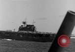 Image of U.S. Navy Task Force 8 attacking Japanese in Marshall Islands Pacific Ocean, 1942, second 5 stock footage video 65675044983