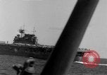 Image of U.S. Navy Task Force 8 attacking Japanese in Marshall Islands Pacific Ocean, 1942, second 14 stock footage video 65675044983