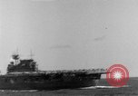 Image of U.S. Navy Task Force 8 attacking Japanese in Marshall Islands Pacific Ocean, 1942, second 18 stock footage video 65675044983