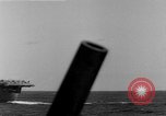 Image of U.S. Navy Task Force 8 attacking Japanese in Marshall Islands Pacific Ocean, 1942, second 21 stock footage video 65675044983