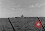 Image of U.S. Navy Task Force 8 attacking Japanese in Marshall Islands Pacific Ocean, 1942, second 27 stock footage video 65675044983