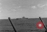 Image of U.S. Navy Task Force 8 attacking Japanese in Marshall Islands Pacific Ocean, 1942, second 29 stock footage video 65675044983