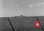 Image of U.S. Navy Task Force 8 attacking Japanese in Marshall Islands Pacific Ocean, 1942, second 32 stock footage video 65675044983