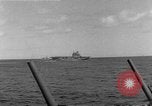 Image of U.S. Navy Task Force 8 attacking Japanese in Marshall Islands Pacific Ocean, 1942, second 33 stock footage video 65675044983
