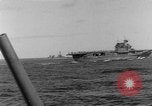 Image of U.S. Navy Task Force 8 attacking Japanese in Marshall Islands Pacific Ocean, 1942, second 34 stock footage video 65675044983