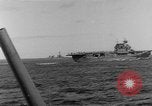 Image of U.S. Navy Task Force 8 attacking Japanese in Marshall Islands Pacific Ocean, 1942, second 36 stock footage video 65675044983