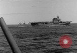 Image of U.S. Navy Task Force 8 attacking Japanese in Marshall Islands Pacific Ocean, 1942, second 40 stock footage video 65675044983