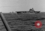 Image of U.S. Navy Task Force 8 attacking Japanese in Marshall Islands Pacific Ocean, 1942, second 42 stock footage video 65675044983