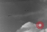 Image of U.S. Navy Task Force 8 attacking Japanese in Marshall Islands Pacific Ocean, 1942, second 48 stock footage video 65675044983