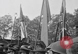 Standbild amerikanische Generalmajor Emil Reinhardt Torgau Deutschland, 1945, aus Sekunde 12 historischem Filmmaterial Videoclip 65675045002