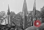 Standbild amerikanische Generalmajor Emil Reinhardt Torgau Deutschland, 1945, aus Sekunde 13 historischem Filmmaterial Videoclip 65675045002