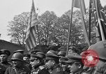 Standbild amerikanische Generalmajor Emil Reinhardt Torgau Deutschland, 1945, aus Sekunde 15 historischem Filmmaterial Videoclip 65675045002