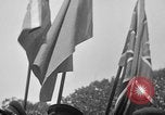 Standbild amerikanische Generalmajor Emil Reinhardt Torgau Deutschland, 1945, aus Sekunde 22 historischem Filmmaterial Videoclip 65675045002