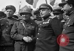 Standbild amerikanische Generalmajor Emil Reinhardt Torgau Deutschland, 1945, aus Sekunde 36 historischem Filmmaterial Videoclip 65675045002