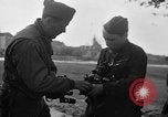 Image of American and Soviet troops meeting Germany, 1945, second 6 stock footage video 65675045004