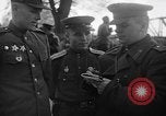 Image of American and Soviet troops meeting Germany, 1945, second 28 stock footage video 65675045004