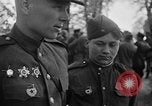 Image of American and Soviet troops meeting Germany, 1945, second 32 stock footage video 65675045004