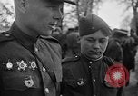 Image of American and Soviet troops meeting Germany, 1945, second 33 stock footage video 65675045004