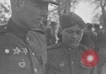 Image of American and Soviet troops meeting Germany, 1945, second 35 stock footage video 65675045004