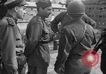 Image of American and Soviet troops meeting Germany, 1945, second 57 stock footage video 65675045004