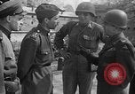 Image of American and Soviet troops meeting Germany, 1945, second 60 stock footage video 65675045004