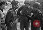 Image of American and Soviet troops meeting Germany, 1945, second 61 stock footage video 65675045004
