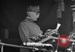 Image of French Marshall Philippe Petain dedicates American Monument Montfaucon France, 1937, second 30 stock footage video 65675045031