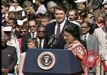 Standbild Indira Gandhi United States USA, 1982, aus Sekunde 12 historischem Filmmaterial Videoclip 65675045032
