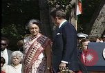 Standbild indische Premierministerin Indira Gandhi Washington DC USA, 1982, aus Sekunde 20 historischem Filmmaterial Videoclip 65675045033