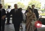 Standbild indische Premierministerin Indira Gandhi United States USA, 1982, aus Sekunde 20 historischem Filmmaterial Videoclip 65675045034