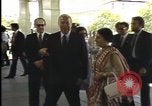 Standbild indische Premierministerin Indira Gandhi United States USA, 1982, aus Sekunde 21 historischem Filmmaterial Videoclip 65675045034