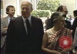 Standbild indische Premierministerin Indira Gandhi United States USA, 1982, aus Sekunde 28 historischem Filmmaterial Videoclip 65675045034