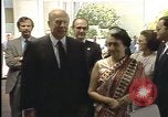 Standbild indische Premierministerin Indira Gandhi United States USA, 1982, aus Sekunde 31 historischem Filmmaterial Videoclip 65675045034