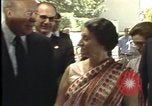 Standbild indische Premierministerin Indira Gandhi United States USA, 1982, aus Sekunde 33 historischem Filmmaterial Videoclip 65675045034