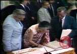 Standbild indische Premierministerin Indira Gandhi United States USA, 1982, aus Sekunde 49 historischem Filmmaterial Videoclip 65675045034