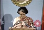 Standbild indische Premierministerin Indira Gandhi United States USA, 1982, aus Sekunde 28 historischem Filmmaterial Videoclip 65675045036