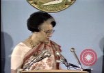 Standbild indische Premierministerin Indira Gandhi United States USA, 1982, aus Sekunde 36 historischem Filmmaterial Videoclip 65675045036