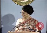 Standbild indische Premierministerin Indira Gandhi United States USA, 1982, aus Sekunde 40 historischem Filmmaterial Videoclip 65675045036