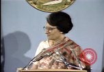 Standbild indische Premierministerin Indira Gandhi United States USA, 1982, aus Sekunde 42 historischem Filmmaterial Videoclip 65675045036