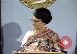 Standbild indische Premierministerin Indira Gandhi United States USA, 1982, aus Sekunde 43 historischem Filmmaterial Videoclip 65675045036