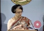 Standbild indische Premierministerin Indira Gandhi United States USA, 1982, aus Sekunde 49 historischem Filmmaterial Videoclip 65675045036
