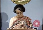 Standbild indische Premierministerin Indira Gandhi United States USA, 1982, aus Sekunde 50 historischem Filmmaterial Videoclip 65675045036