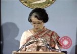 Standbild indische Premierministerin Indira Gandhi United States USA, 1982, aus Sekunde 51 historischem Filmmaterial Videoclip 65675045036