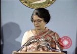 Standbild indische Premierministerin Indira Gandhi United States USA, 1982, aus Sekunde 52 historischem Filmmaterial Videoclip 65675045036