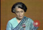 Standbild indische Premierministerin Indira Gandhi United States USA, 1982, aus Sekunde 45 historischem Filmmaterial Videoclip 65675045038