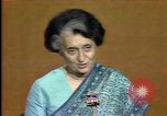 Standbild indische Premierministerin Indira Gandhi United States USA, 1982, aus Sekunde 46 historischem Filmmaterial Videoclip 65675045038